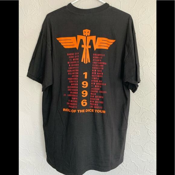 VINTAGE DEADSTOCK THE FABULOUS THUNDERBIRDS SINGLE STITCH BAND TEE SHIRT MENS L - Picture 3 of 5